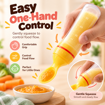GiggleGob™ Baby Food Squeeze Spoon