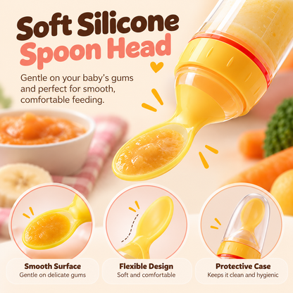 GiggleGob™ Baby Food Squeeze Spoon